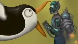 Gigantic Flying Penguin Eats JETPACK CYBORG (Tasty Planet: Forever #7)