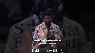 Kyrie purchased courtside seats so he could still support his team at home  #shorts #nba