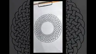 Amazing circle drawing | Round pattern design | #geometricalart #drawingideas #artandcraft #diy