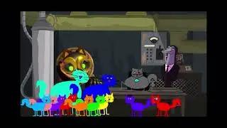 Dr. Baxter Stockman meet Lord Dr  Count Cat and Glooms