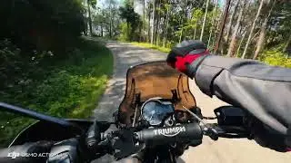 Kanthaloor to Marayoor in Triumph Scrambler 400x Hill Climbing is butter smooth