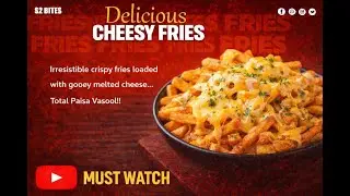 Street-Style Cheesy Fries 🤤🍟 || Fries Recipe||  S2 Bites