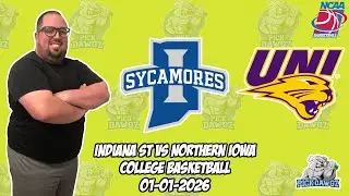Матч Indiana State против Northern Iowa 1 января 2026 года. Бесплатные прогнозы и ставки на студе...