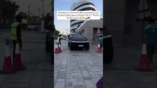 The cost of this number plate is 120 crores and its the 2nd most expensive in the world..💀😍🇦🇪