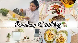 Sunday Cooking Vlog | What I cook in a Day | off day Cooking