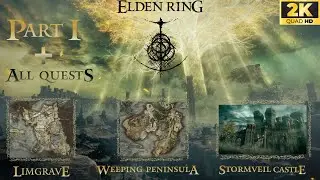 ELDEN RING DLC Walkthrough + All Questlines : PART 1 - LIMGRAVE & WEEPING PENINSULA #eldenring