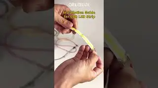 COB LED Strip Terminal Connection Board Wiring Guide.#ledlights #connection #design #music #light
