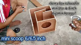 Skema box mini scoop 6 inch cocok buat miniatur horegg@DiantoCreative