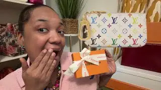 Распаковка Louis Vuitton Murakami | Разноцветный чехол для ключей