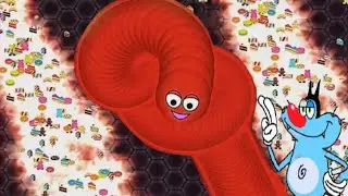WORMATE.IO TINY wormate.io with 1000 plus pro Snakes would biggest worm Killing