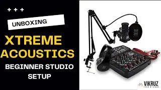 Xtreme Acoustics Studio Mic Unboxing XAMXB4 | Budget studio setup @9300 rupees @vikruztechnvlogs