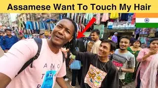 African First Time in Fancy Bazaar (See Heartwarming Reactions to My Hair)