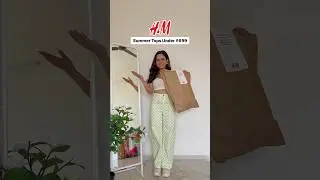 H&M Summer Tops Under ₹699‼️#hm #hmhaul #tryonhaul #whatiorderedvswhatigot #foryou #summerstyle #fyp