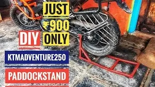 KTM ADVENTURE 250 PADDOCK STAND DIY @ ₹900 ONLY Heavy gage