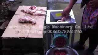 Commercial Electric Meat Grinder Large Chicken Bone Crusher Chili Pepper Crushing Stuffing Machine