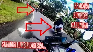 SUNMORI LUMBIR CORNERING BONCENG CEWE - Motovlog Indonesia R25