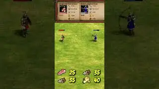 Imperial Skirmisher vs Elite Longbowman (AoE2) #Shorts