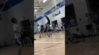 Zion dunking at the local rec center #teamflightbrothers