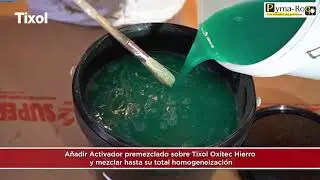 Pyma-Roq & Tixol - Aplicaci&oacute;n Tixol Oxitec Hierro a Pistola