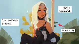 Drawing samdoesarts Kara in my style | XP pen tablet review