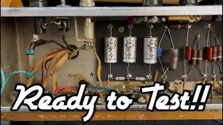 1954 Fender 5C3 Deluxe Part 3 — Ready to Test!!