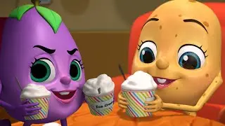 Aloo Ka Chaloo Aur Baingan Bade Pareshan Hai Bhai | Hindi Rhymes for Children | Infobells