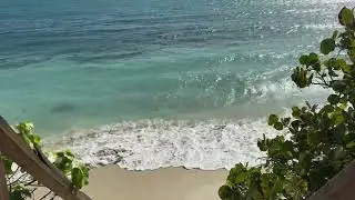 Hidden Beach in Aruba 🌊 10 Hours of Calm Ocean Waves (No Music)