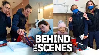 INSIDE LOOK AT OPEN DOORS TRAINING + VISIT TO CHILDREN IN HOSPITAL | FC BARCELONA 🔵🔴