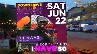 dj naaz downtown after sundown South Orange spiotta park