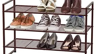 Affordable Stackable Metal Shoe Rack Review by Simple Housewares from AMAZON