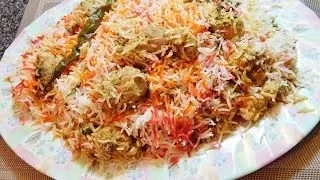 Hyderabadi style Chicken Dum Biryani/ Kachay Gosht ki Chicken Biryani کچے چکن کی بریانی