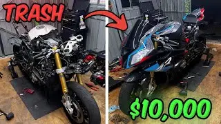 I Took a Huge Risk Fixing This Crashed BMW S1000RR