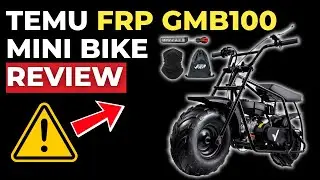Обзор мини-байка TEMU FRP GMB100 &mdash; является ли FRP Mini Dirt Bike GMB100 настоящим товаром или эт...