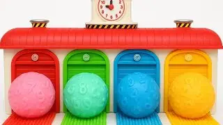 Oddly Relaxing Video | How To Make 5 Stress Ballds in Nrt From Super Magic Garage Mixing Sound ASMR
