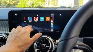 How to install Netflix and Youtube apps on Mercedes Benz EQB 250 using App2car Mini 11 media box