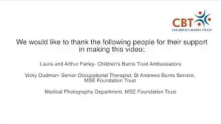 Scar massage after a burn injury - Children's Burns Trust