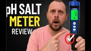 pH Salt Meter Test! YINMIK 6 in 1 Kit Shocking Results! Link in description 👇