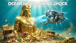 Deep Sea Treasure Mining with Giant Machines Extracting Gold | #treasurehunt   #treasure