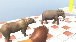 Funny Moments with Farm Animals: Cow,  elephant , tiger,wolf - Animals kids,