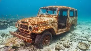 ASMR Car Restoration &mdash; Restoring a Toyota Land Cruiser FJ40 Found Underwater