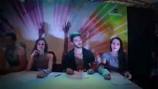 Amilcar Gonzalez, Virginia Tomarchio, Shaila Gatta e Cristian Lo Presti all'Auchan di Mestre