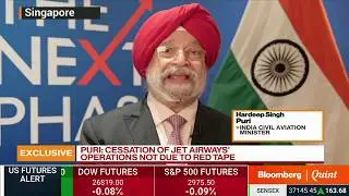 Indian Aviation Minister Hardeep Singh Puri on Air India Stake Sale & More