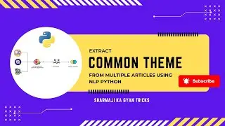Extract the Common Theme from Articles using NLP || Python Project ||