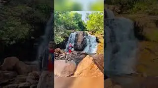 Malangir Waterfall - kirandul (bailadila) #clearwater #youtubeshorts #youtube #tending #waterfall