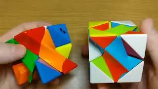 Коллекция головоломок. Часть 89. QiYi MoFangGe Twisty Skewb
