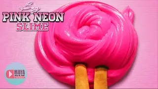 BIG PINK NEON SLIME [TUTORIAL]