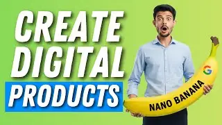 Ab maza Ayega! How to Create Digital Products Using (NANO BANANA) | Digital product to sell online