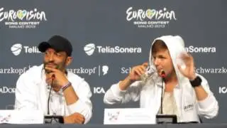 ESCKAZ live in Malmö: Robin Stjernberg (Sweden) 2nd press-conference
