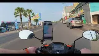 Arriving In Vung Tau,  Cruising The Beach Road In Beautiful Vietnam, . 4K, 60FPS, 10Bit