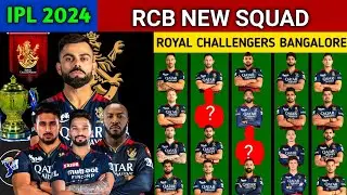 IPL 2024 | Royal Challengers Bangalore Full Squad | RCB new Squad 2024 | RCB Team Players 2024